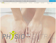 Tablet Screenshot of physio-central.at